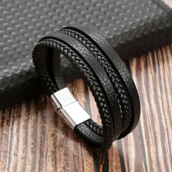 Classic Men's Leather Bracelet New Style Hand-woven Multi-layer Combination Accessory Fashion Man Jewelry Wholesale Dropshipping - Image 34