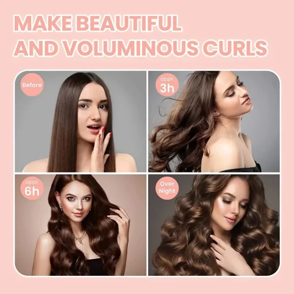 Hair Accessories Heatless Curls Beauty Women Curly Products Hair Curler Rubber Curling Sleep Hairdresser Tools Hair Foam Rollers - Image 4