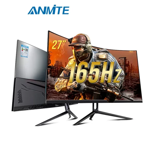 Anmite 27 inch 75hz HDR Curved FHD Gaming Monitor - Image 6