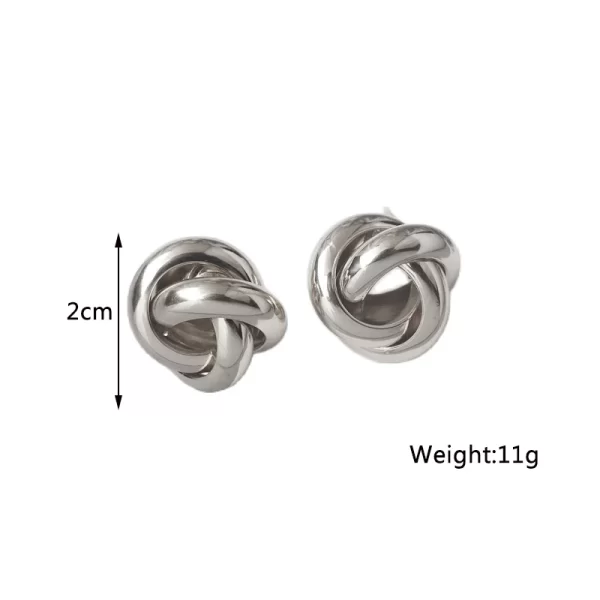 New Twist Stud Earrings Gold Color Metal Women Earrings Rotating Spiral Unusual Earrings for Ladies European Jewelry - Image 32