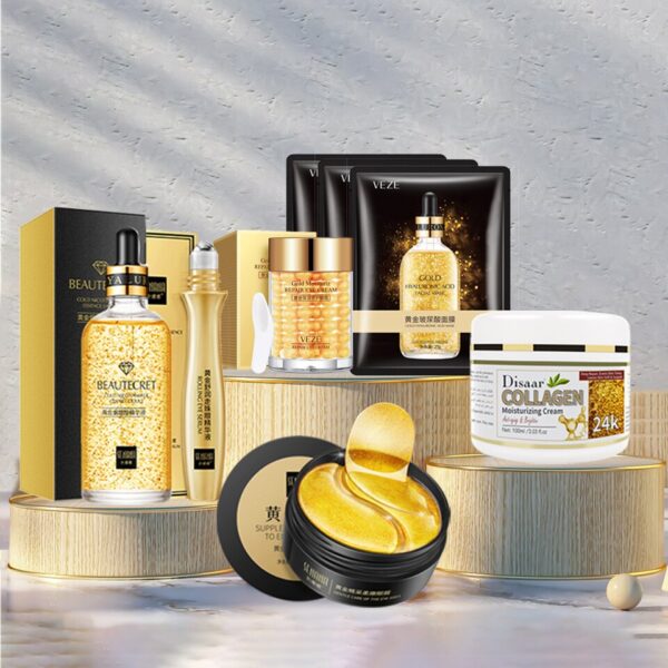 Gold Skin Care Set with Face Essence