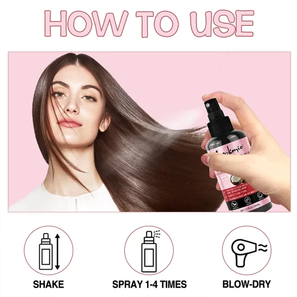 Thermal Protection Spray for Hair Heat Protector Serum Protect Hair From UV Damaged Moisturizing Hair-care Conditioner for Women - Image 6