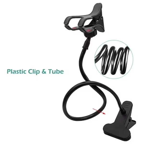 360 Clip Mobile Phone Holder Stand Portable Flexible Lazy Bed Desktop Bracket Smartphones Desk Bed Mount Stand Base Support 70cm - Image 4