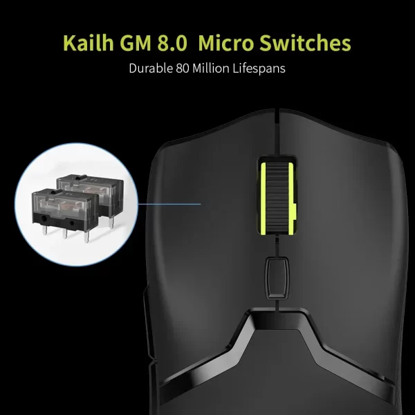 Delux M800PRO Optical Wireless Gaming Mouse - Image 4