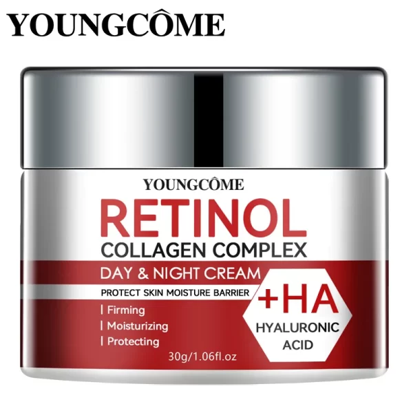 Retinol Collagen Facial Care Moisturizing Cream deeply nourishes  Suitable for dry and rough skin, Aging Face Cream Moisturizing - Image 6