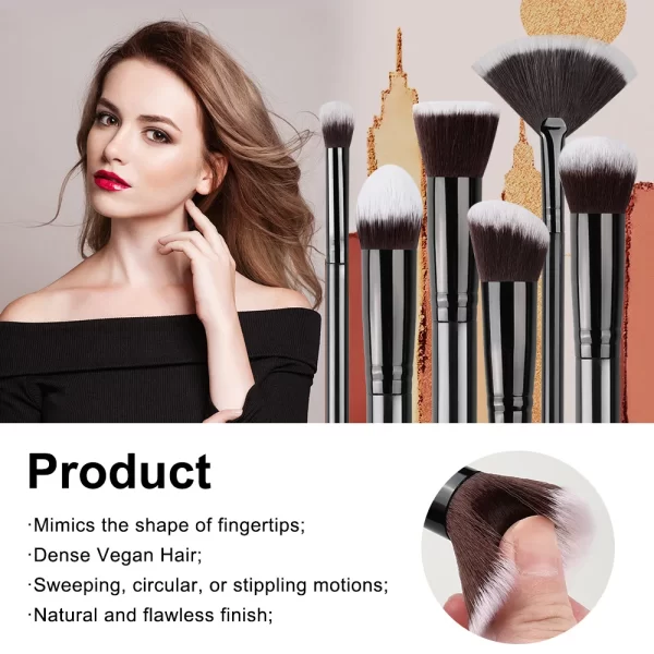 NEW 14PCS Makeup Brushes Set  Soft Fluffy Foundation Blush Powder Eyeshadow Blending Female Cosmetics Beauty Tool Christmas gift - Image 5