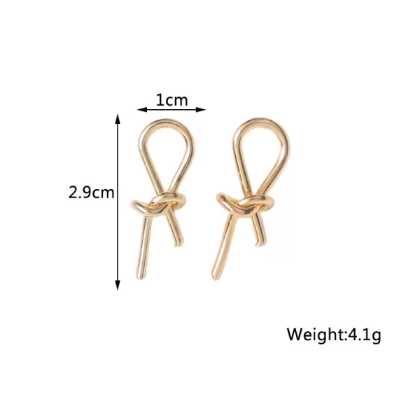 New Twist Stud Earrings Gold Color Metal Women Earrings Rotating Spiral Unusual Earrings for Ladies European Jewelry - Image 27