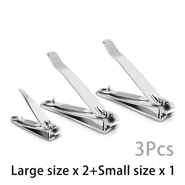 Nail Clipper,Premium Stainless Steel Fingernail and Toenail Clipper Cutters, Fingernail Clipper Cutters with Nail File Sharp. - Image 10