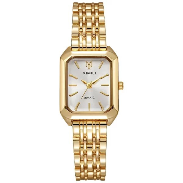 Hot Brand Stainless Steel Strap Watch Women Luxury Gift Quartz Wristwatch Student Fashion Simple Square Quartz Watches - Image 8