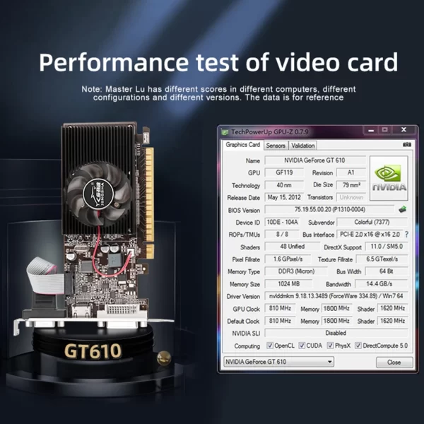 GT610 Graphics Video Card - Image 4