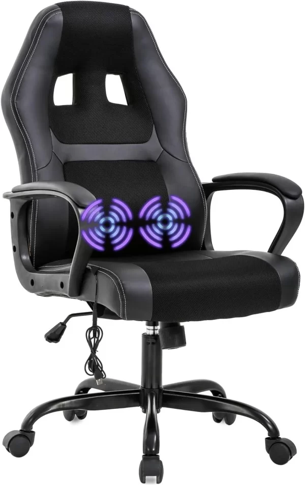 Ergonomic Gaming Chair With Massage Feature