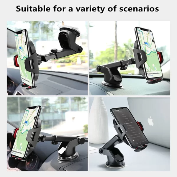 Sucker Car Phone Holder Mount Stand GPS Telefon Mobile Cell Support For iPhone 13 12 11 Pro Max X 7 8 Xiaomi Huawei Samsung - Image 4