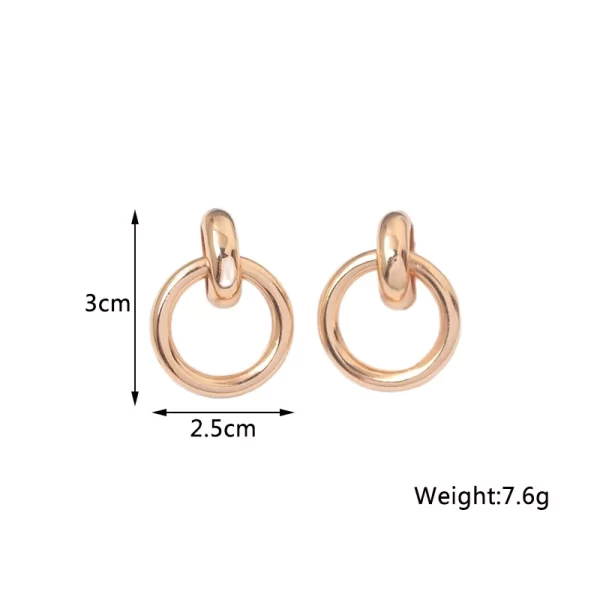 New Twist Stud Earrings Gold Color Metal Women Earrings Rotating Spiral Unusual Earrings for Ladies European Jewelry - Image 30