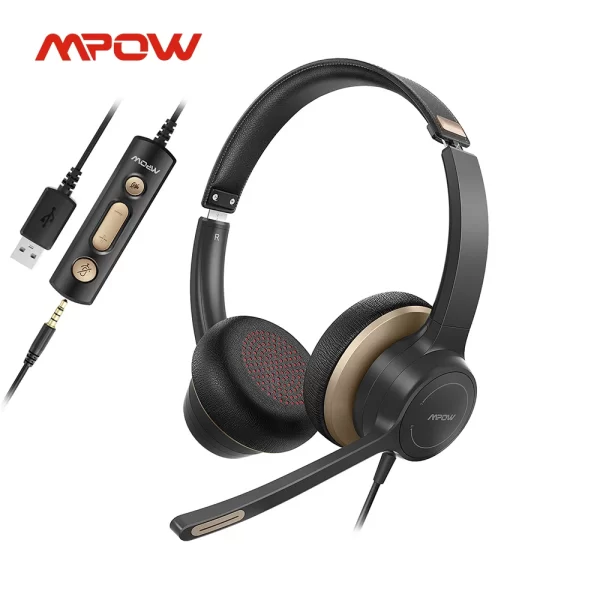 Mpow HC6 USB Wired Headset