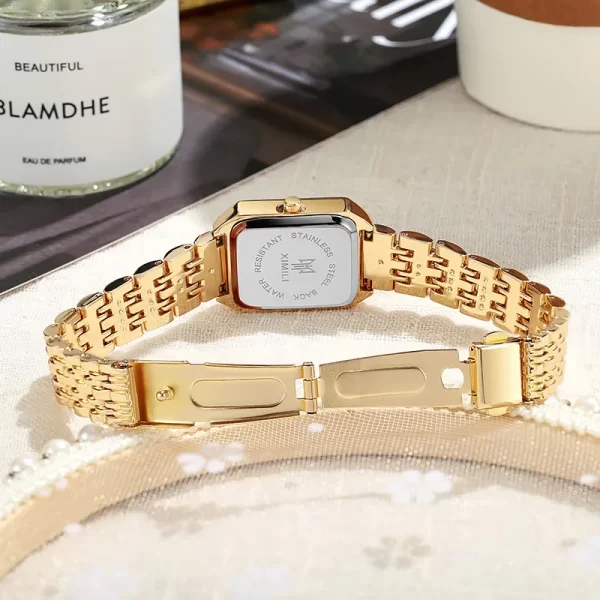 Hot Brand Stainless Steel Strap Watch Women Luxury Gift Quartz Wristwatch Student Fashion Simple Square Quartz Watches - Image 5