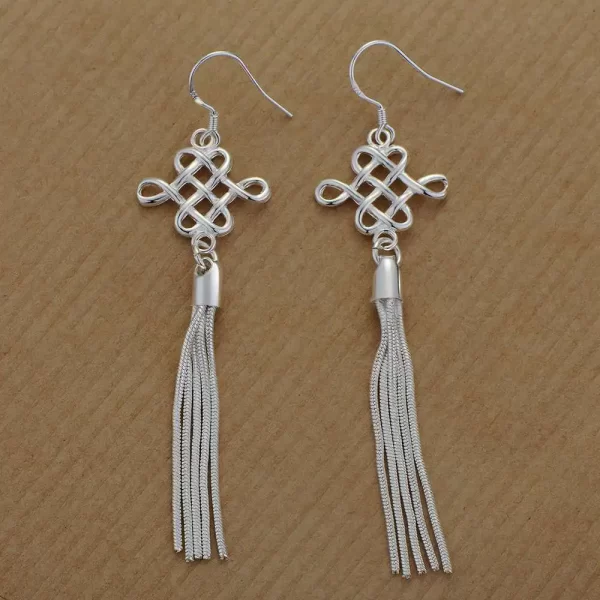 Original 925 Sterling Silver New Earrings Hearts For Women Exquisite Student Girlfriend Jewelry Accessories Wedding Fashion Gift - Image 11