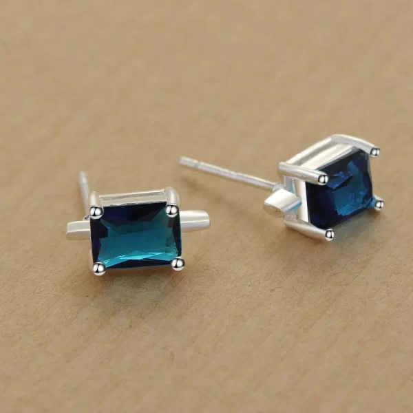 Original 925 Sterling Silver New Earrings Hearts For Women Exquisite Student Girlfriend Jewelry Accessories Wedding Fashion Gift - Image 5