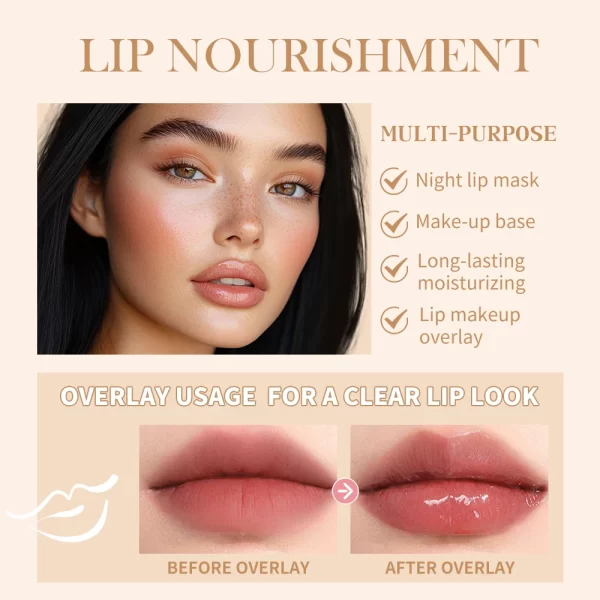 4pcs Lip Balm Deep Moisturizing Lip Glaze Smoothing Lip Lines Long-Lasting Nourishment Daily Lip Care Lip Balm - Image 4