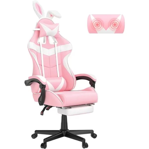 Computer Armchair Girlfriend Computer Gaming Chair Pink Gaming Chair With Footrest