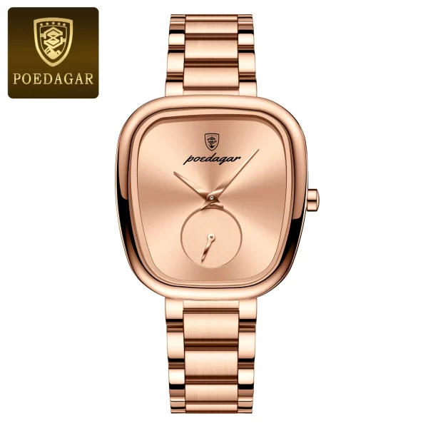 POEDAGAR Luxury Watch for Woman Waterproof Stainless Steel Quartz Ladies Watch High Quality Women's Watches Elegant Female Clock - Image 10