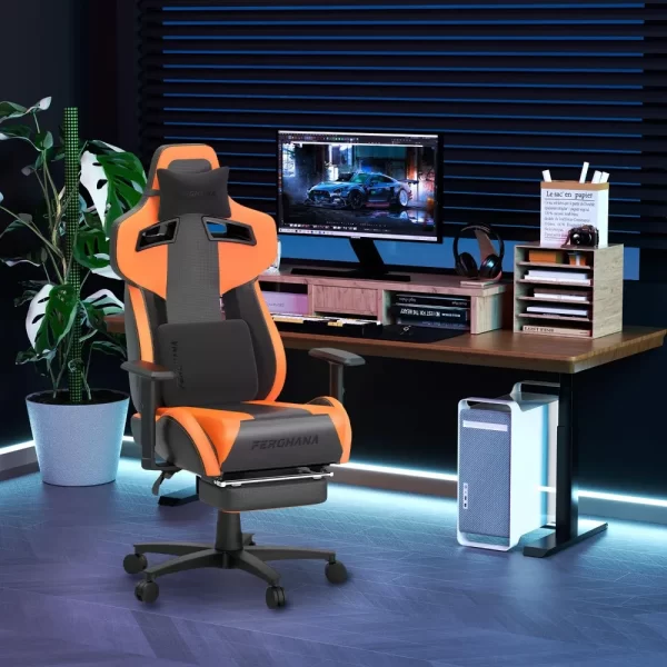 Leather Ergonomic Gaming Chair - Image 2