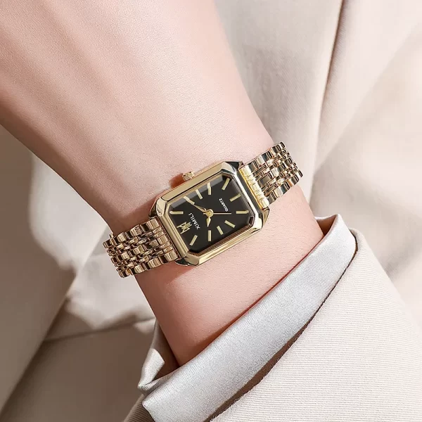 Hot Brand Stainless Steel Strap Watch Women Luxury Gift Quartz Wristwatch Student Fashion Simple Square Quartz Watches - Image 9