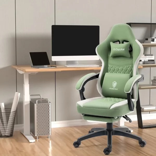 Dowinx Gaming Chair Breathable Fabric Computer Chair - Image 2