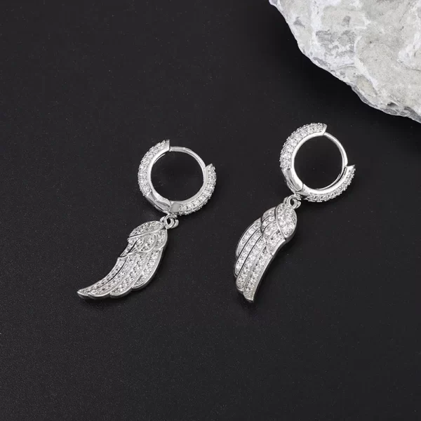 Iced Out Hoop Earrings Cubic Zirconia Huggie Cartilage Cuff Hypoallergenic Luxury Fashion Round Earrings for Men Jewelry - Image 21