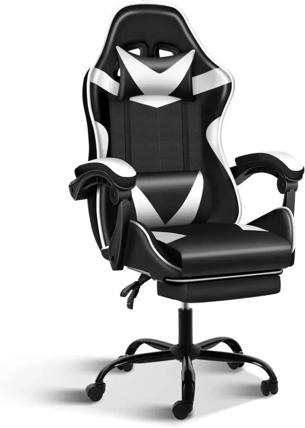 Adjustable Gaming Chair with Footrest - Image 7