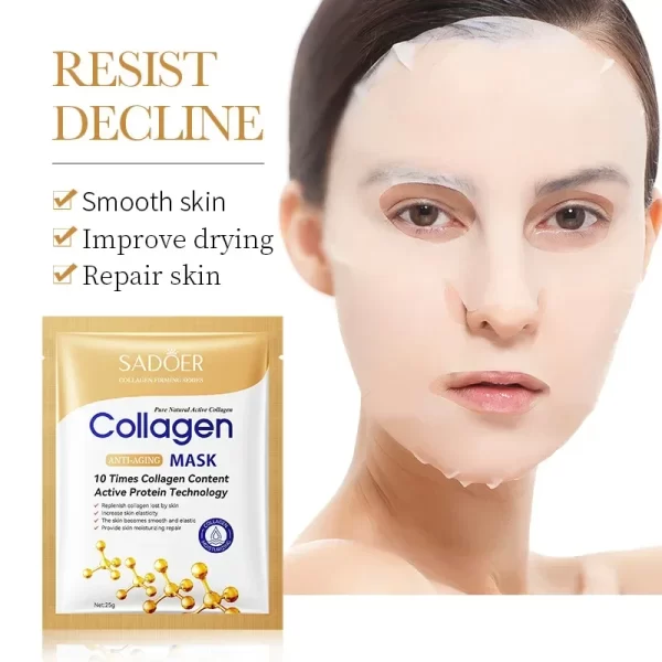 10 pieces Anti-Wrinkle Collagen mask - Image 2