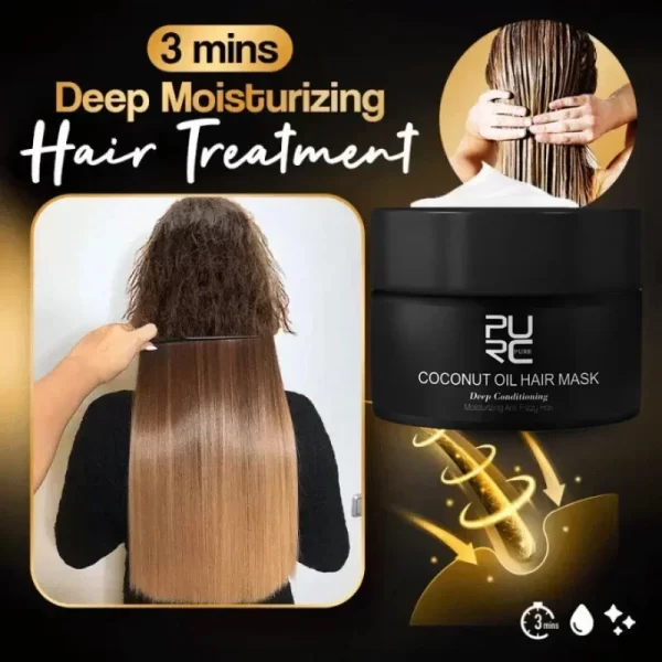 Keratin Collagen Pro Hair Mask Repair Dry Split Ends Frizzy Damaged Deeply Moisturize Soft Smooth Shiny Women Hair Care Products - Image 4