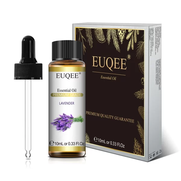 EUQEE 10ml Natural Plant Essential Oil with Dropper For Diffuser Humidifier Lavender Jasmine Eucalyptus Vanilla Essential Oils - Image 2