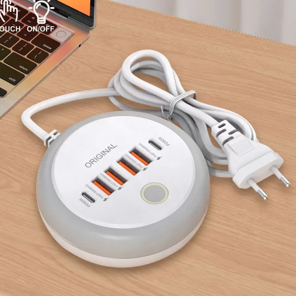 50W Power Strip Multi Port USB C Socket Type C Fast Charging Wall Charger USB Adapter For iPhone12 13 Quick Mobile Phone Charger - Image 8