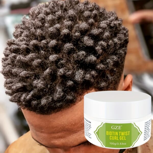 Hydrating Biotin Twist Curl Gel - Defines and Moisturizes for Stronger, Healthier Hair