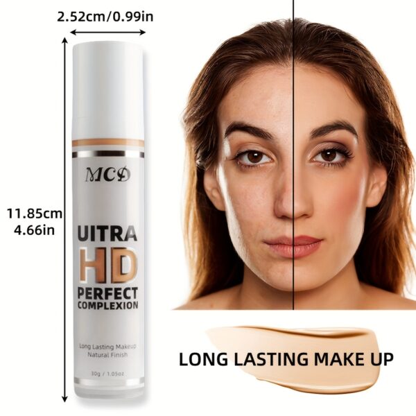 9 Shades Full Coverage Concealer, Natural Matte Finish, Waterproof Long Lasting Liquid Foundation Suitable For Concealing Dark Circles Acne Blemishes - Image 4