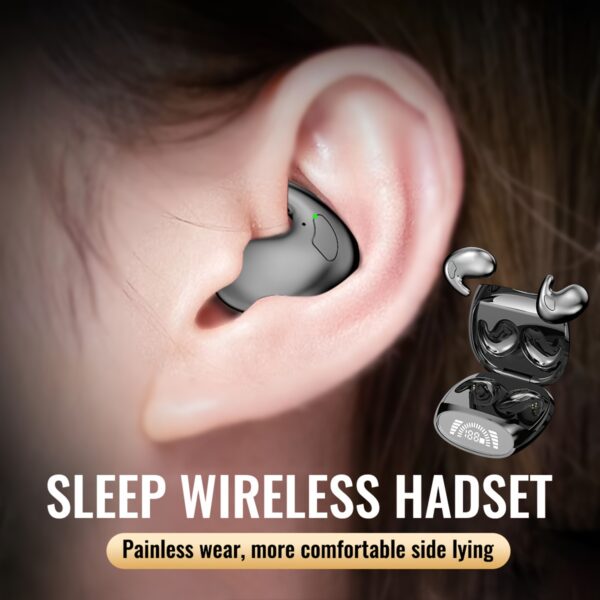 Use ultra-long standby wireless headphones to achieve perfect sleep - ultra-thin in-ear sports bass for Android and Apple!