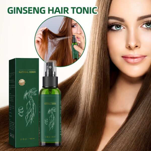 Ginseng Hair Serum Spray, Natural And Safe, 100ml/3.38oz