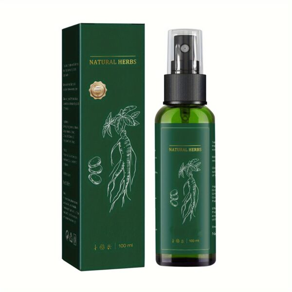 Ginseng Hair Serum Spray, Natural And Safe, 100ml/3.38oz - Image 2