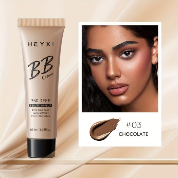 Hydrating BB Cream Foundation - Full Coverage, Moisturizing Concealer for All Skin Tones, 30ml - Image 7