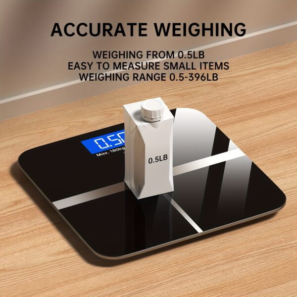 Weight Scale Electronic Scale, 396 Pound Digital Bathroom Scale, High-precision Weight Scale with LCD High-definition Display Screen And Temperature Display (switchable Between KG And Pounds), Ultra Wide Platform, High-precision Electronic Weighing - Image 8