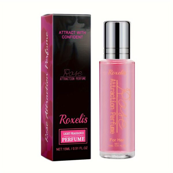 Best Selling Seductive Perfume, Rose Light Perfume, 0.51 Oz Fresh Long Lasting Fragrance That Exudes Confidence And Youthful Charisma, Ideal For All Occasions, It's A Perfect Gift For Women 15ml - Image 2