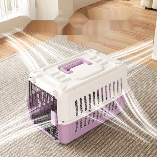 Pet Air Box for Cats, Portable Cat Cage for Air Transport, Dog Handheld Car Pet Box/Bag - Image 6