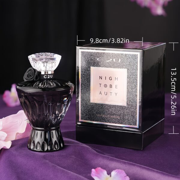 Black Beauty Eau De Parfum Spray Natural Fragrance Parfum with Gift Box Package Long-lasting and Charming Personal Perfume for Women and Men Valentine's Day Gift