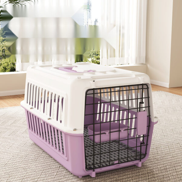 Pet Air Box for Cats, Portable Cat Cage for Air Transport, Dog Handheld Car Pet Box/Bag - Image 4