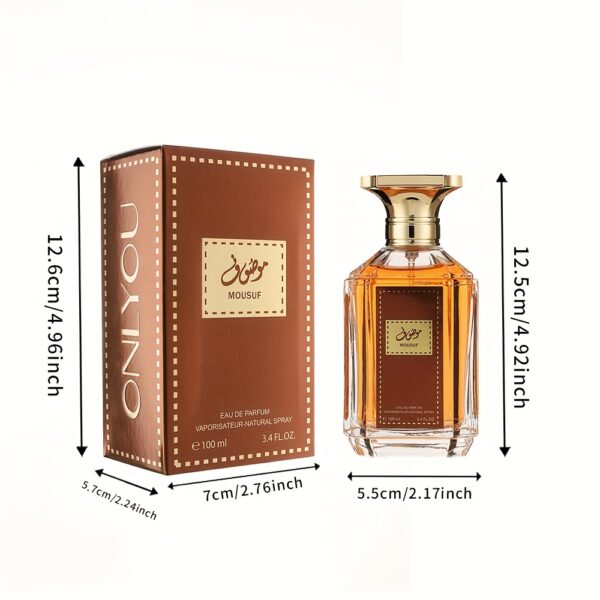 3.4oz. Men's Perfume, Emitting Charm And Lasting Fragrance, Ebony Fragrance, Wooden Delicacies, Perfume, The First Recommendation for Men's Daily Life - Image 4