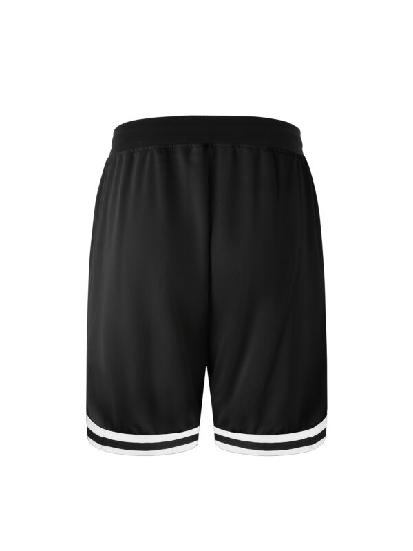 4pcs Men's Casual Athletic Shorts with Zipper Pockets - Breathable Polyester, Elastic Waistband, Multi-Color Basketball & Sports Wear, Machine Washable - Image 5