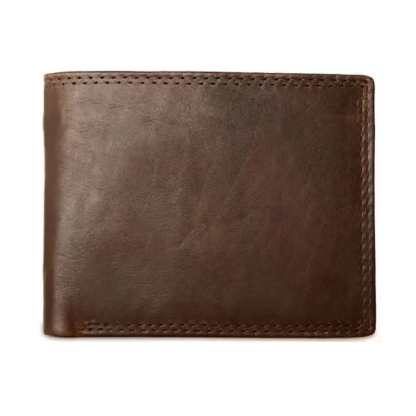 GENODERN Cow Leather Men Wallets with Coin Pocket Vintage Male Purse RFID Blocking Genuine Leather Men Wallet with Card Holders - Image 13