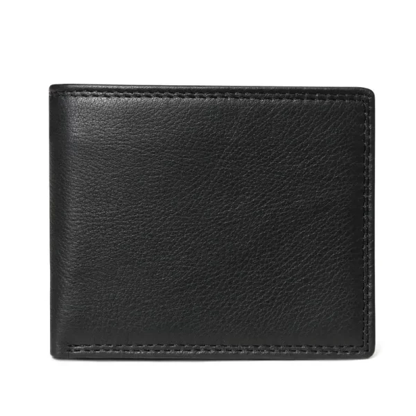 GENODERN Cow Leather Men Wallets with Coin Pocket Vintage Male Purse RFID Blocking Genuine Leather Men Wallet with Card Holders - Image 11