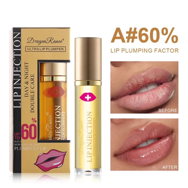 Honey Lip Volumising Enhancer Plumper Oil Reduces Fine Lines Moisturizing Remove Dark Skin Delicate Lip Care Serum Lip Cosmetic - Image 9