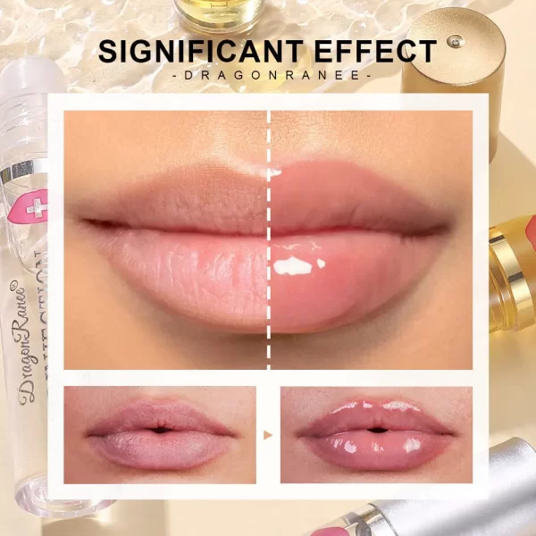 Honey Lip Volumising Enhancer Plumper Oil Reduces Fine Lines Moisturizing Remove Dark Skin Delicate Lip Care Serum Lip Cosmetic - Image 6